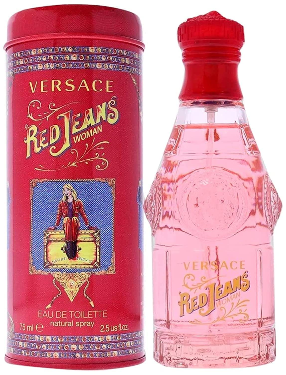Red Jeans Versace