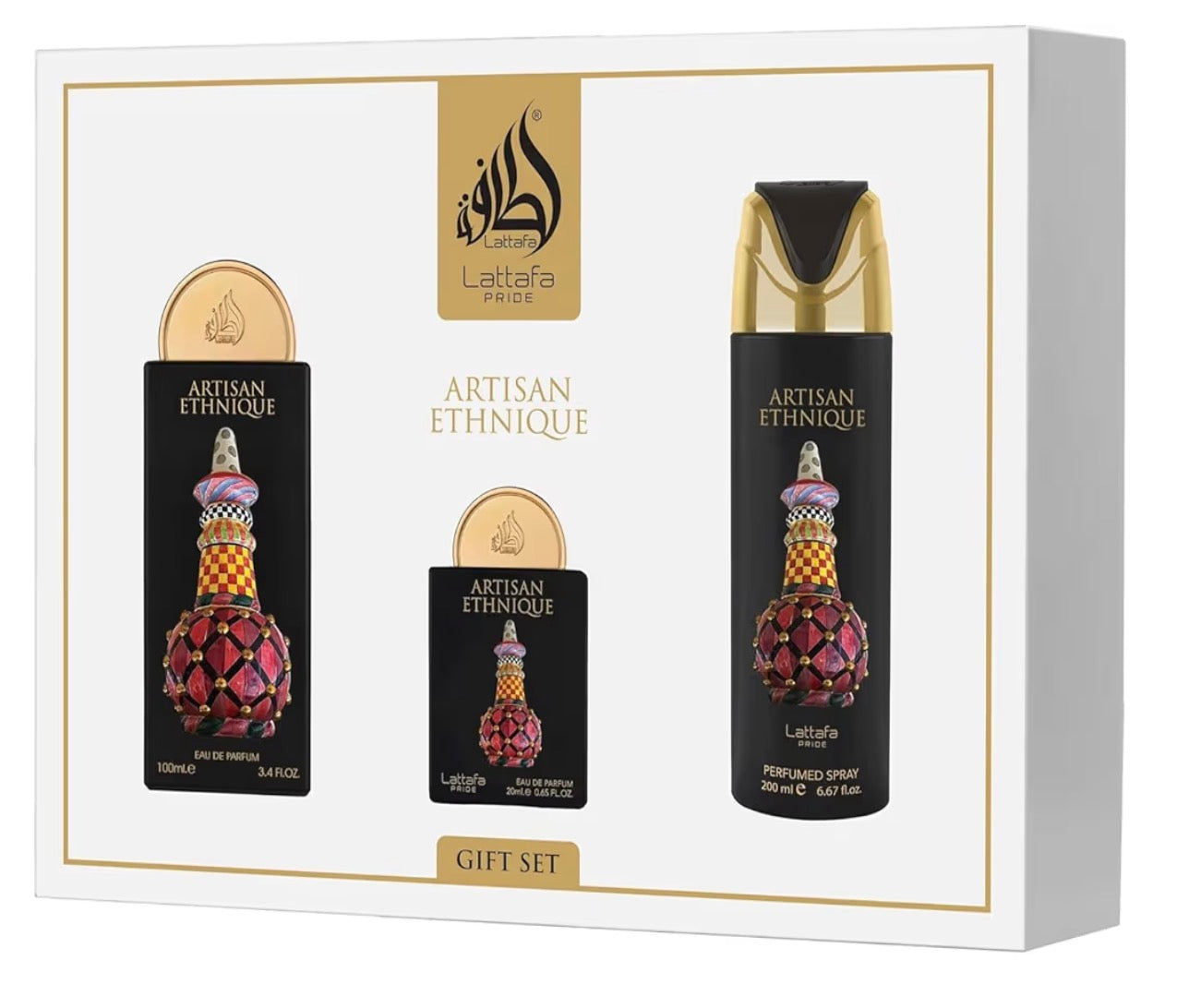 Artisan Ethnique Set 3 piezas de Lattafa