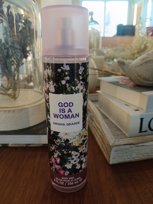 God Is a woman Ariana grande body mist